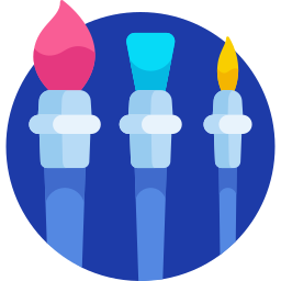 Paint brushes icon