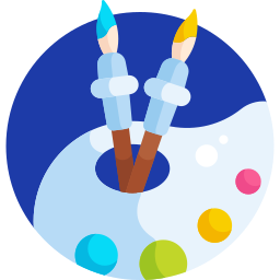 Paint palette icon