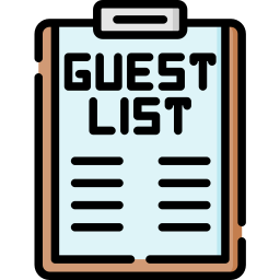 Guest list icon