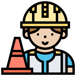 Traffic cone icon