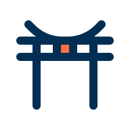 Puerta torii icono