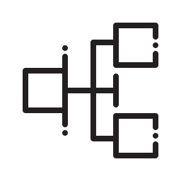 Hierarchical structure icon