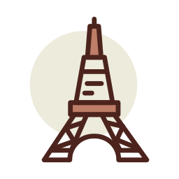 Eiffel tower icon