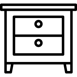 la table de nuit Icône