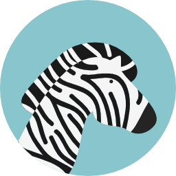 zebra icona