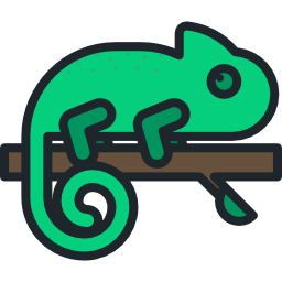 kameleon ikona