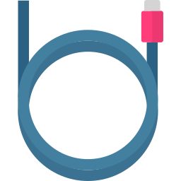 cable telefónico icono