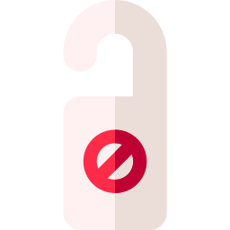 Do not disturb sign icon