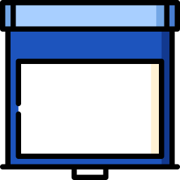 ekran projekcyjny ikona