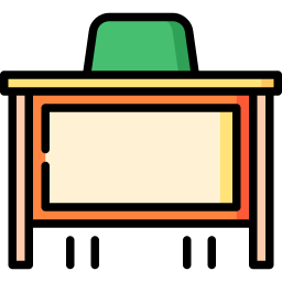 Mesa del profesor icono