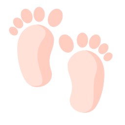 baby voeten icoon