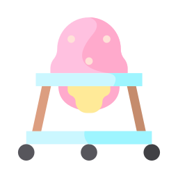 Baby walker icon