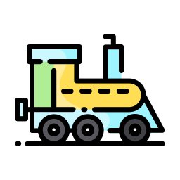 Train toy icon