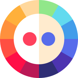 schemat kolorów ikona