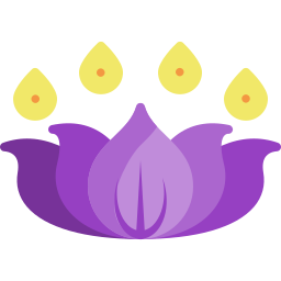 Flor de loto icono