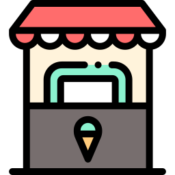 Ice cream shop icon