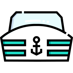 gorra de marinero icono