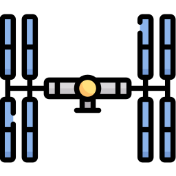 station spatiale Icône