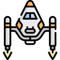 Cápsula espacial icono