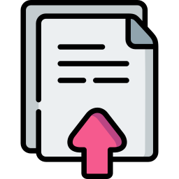 Carga de archivos icono