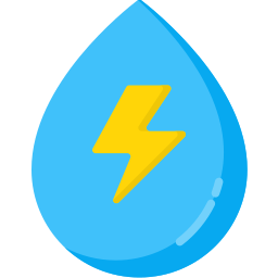 Energía hidroeléctrica icono