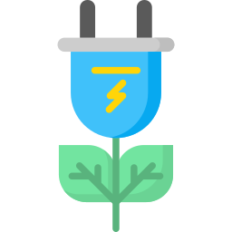 Green energy icon