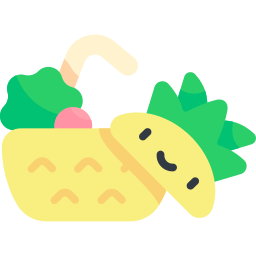 cóctel de piña icono