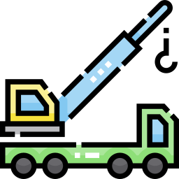 Crane truck icon