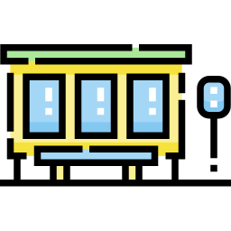 Bus stop icon