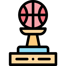 バスケットボールのトロフィー icon