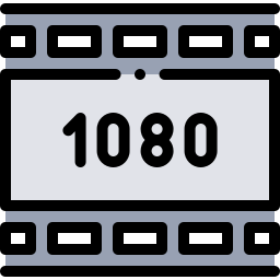 1080p full hd icon