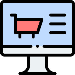 Online shopping icon