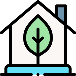 Eco house icon