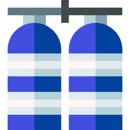 Tanque de oxígeno icono