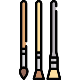 Paint brushes icon