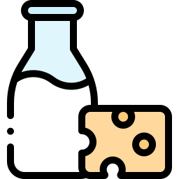 Productos lacteos icono