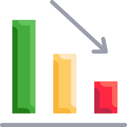 gráfico de barras Ícone