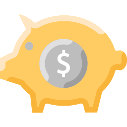 Piggy bank icon