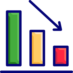 gráfico de barras icono