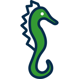 Sea horse icon