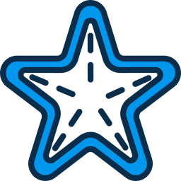 Estrelas do mar Ícone