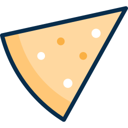Rebanada de pizza icono