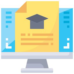 Online learning icon