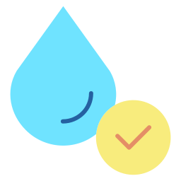 Agua limpia icono