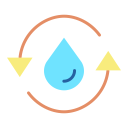 Ciclo del agua icono