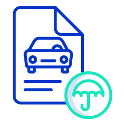 Страхование автомобиля иконка