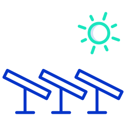 pannello solare icona