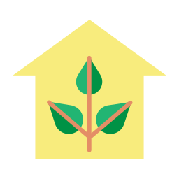 Eco house icon