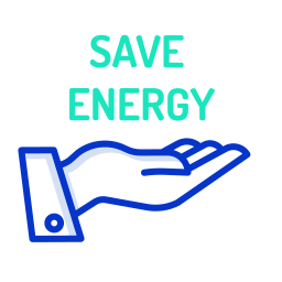 risparmiare energia icona