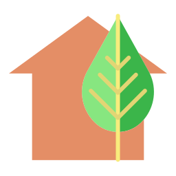 Eco house icon